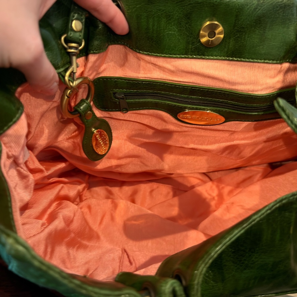 Big Buddha Olive Green Shoulder Bag - Picture 4 of 4